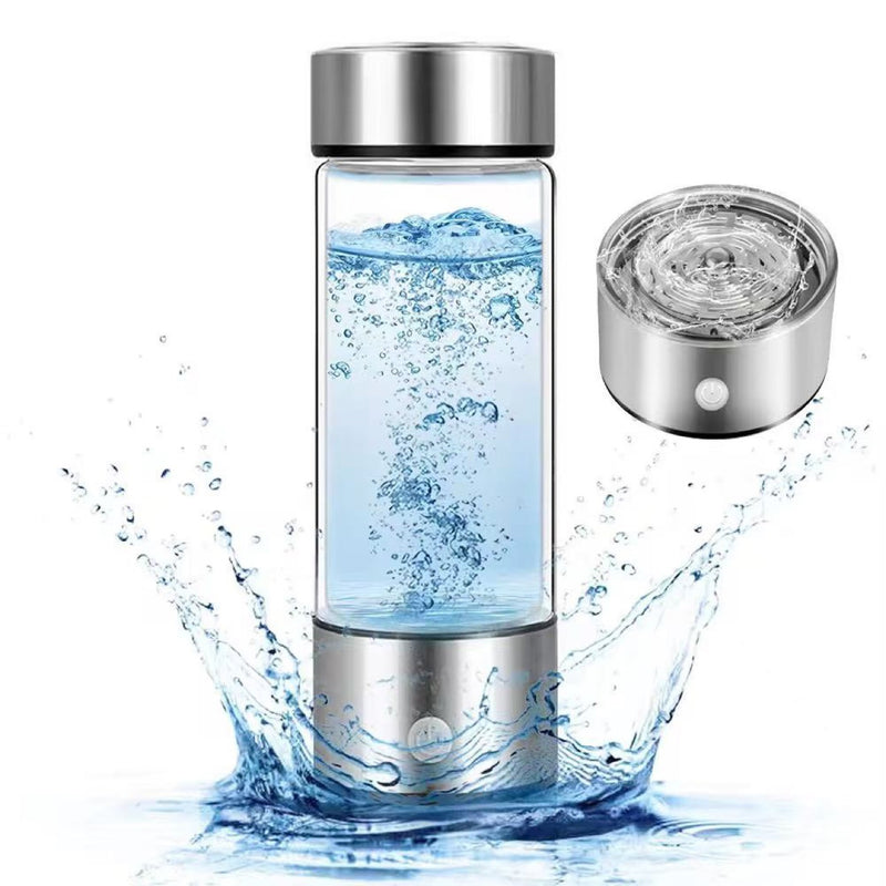 Bouteille ioniseur d'eau portable accessible