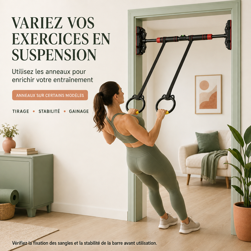 Barre de traction pour encadrement de porte