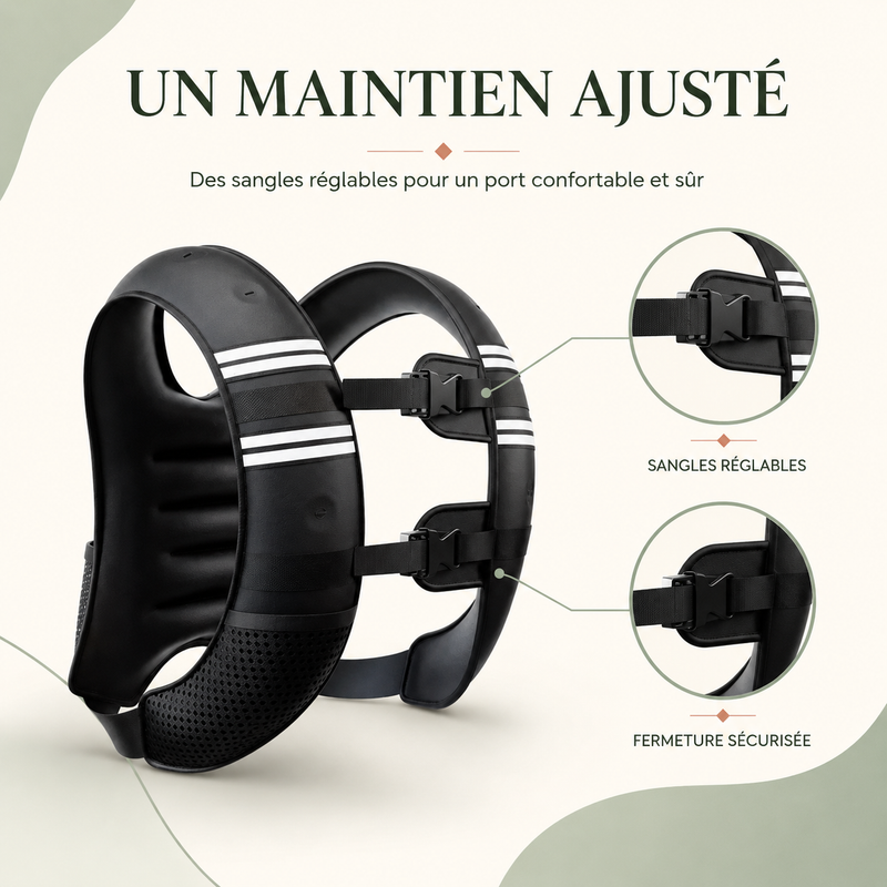 Gilet lesté ajustable pour entraînement