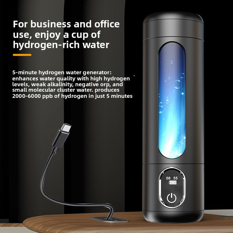 Générateur d'eau hydrogénée portable 250 ml