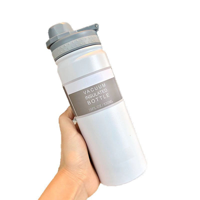 Bouteille isotherme en inox, chaud ou froid