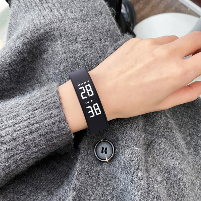 Montre connectée avec alarme vibrante silencieuse