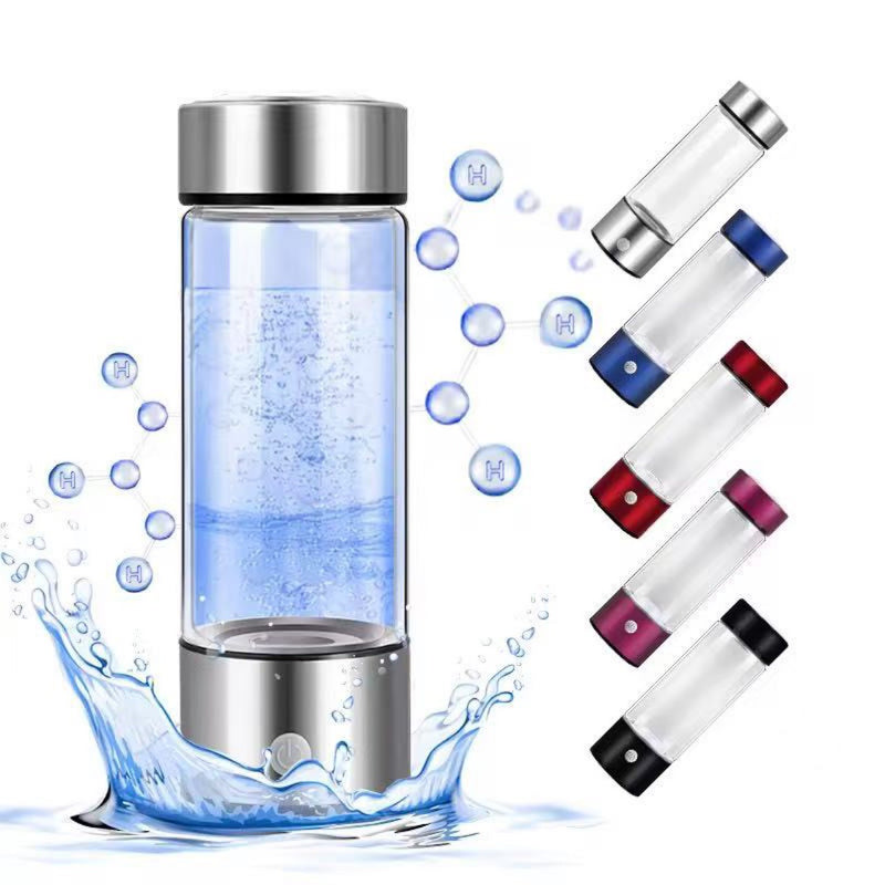 Bouteille ioniseur d'eau portable accessible