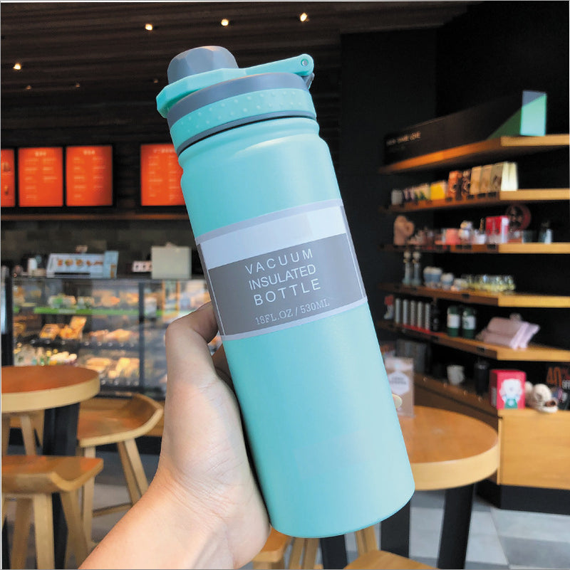 Bouteille isotherme en inox, chaud ou froid
