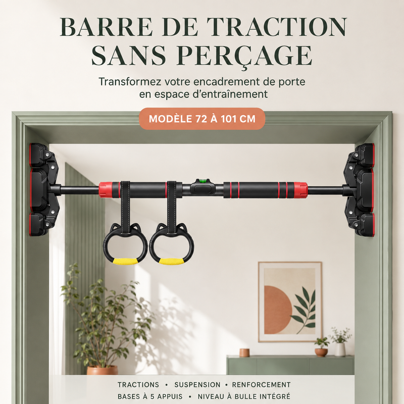 Barre de traction pour encadrement de porte