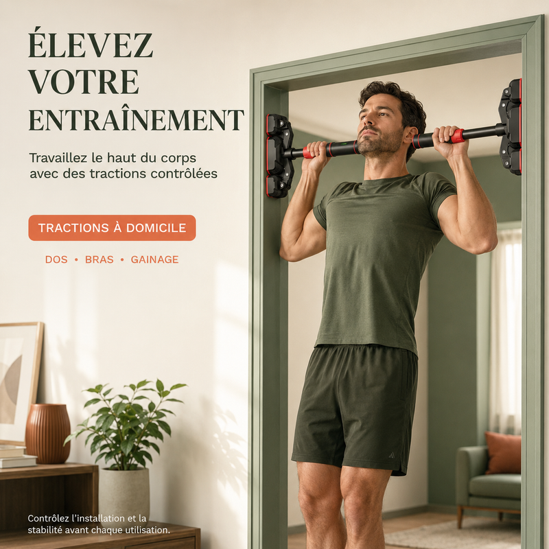 Barre de traction pour encadrement de porte