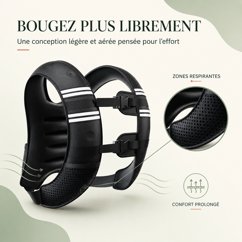 Gilet lesté ajustable pour entraînement