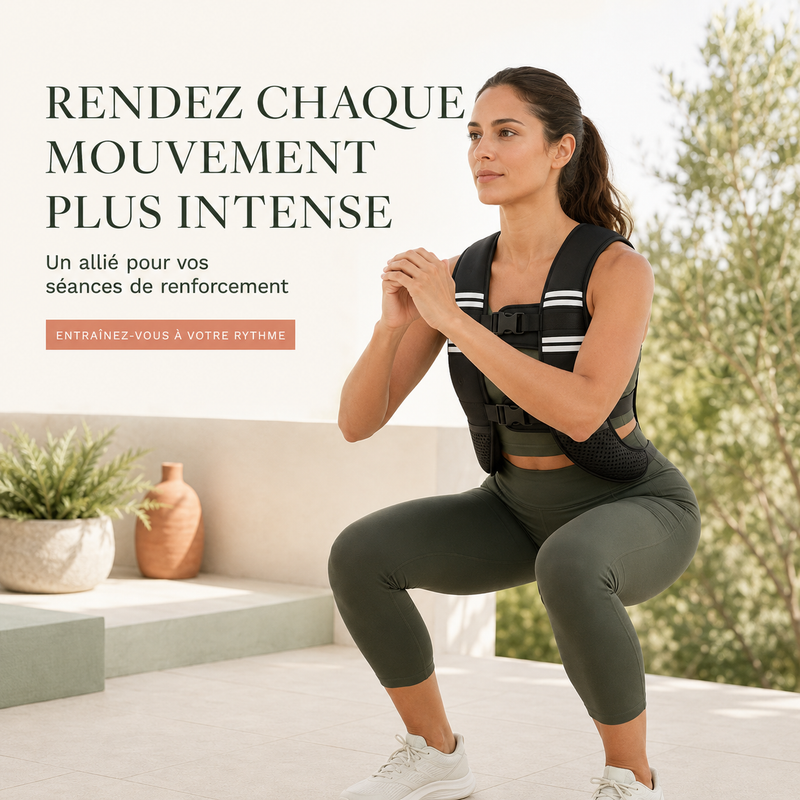 Gilet lesté ajustable pour entraînement