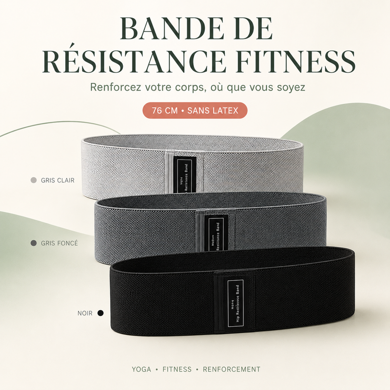 Bande de résistance fitness polyvalente