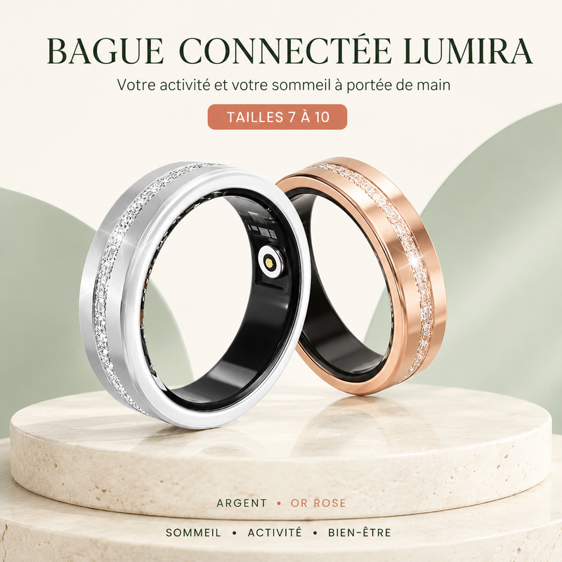 Bague connectée suivi fréquence cardiaque et sommeil