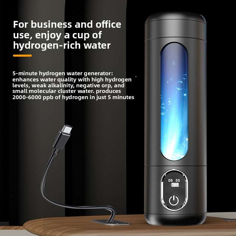 Générateur d'eau hydrogénée portable 250 ml