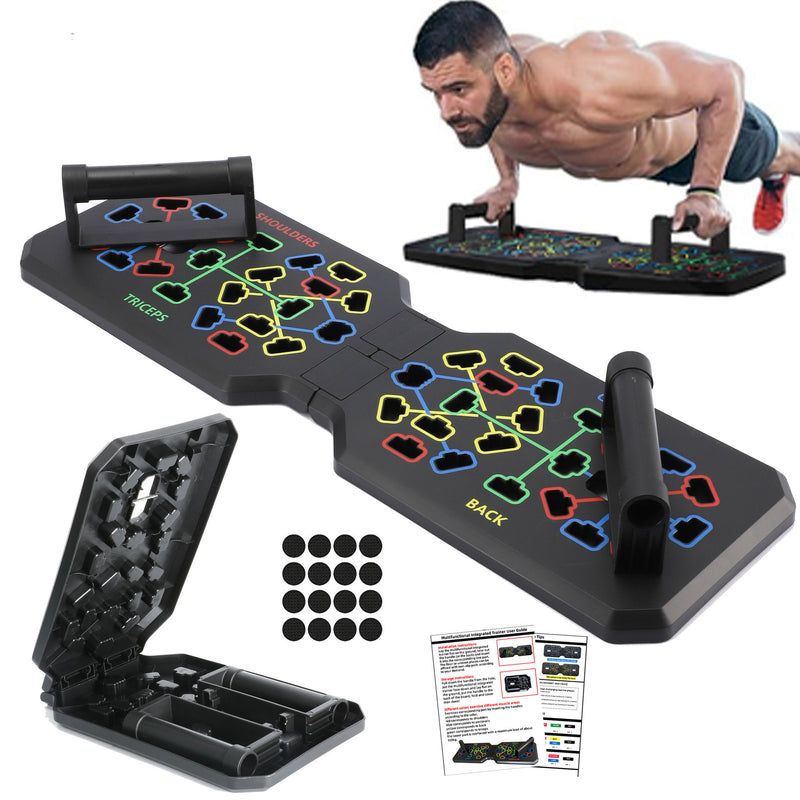 Plateau de pompes multifonction en T, fitness maison